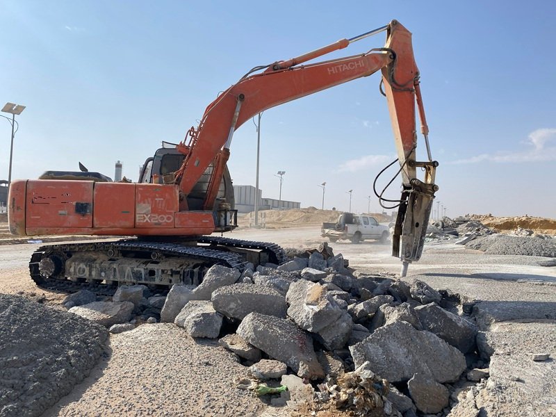 Heavy Excavator and Hydraulic Jackhammer Fleet Subcontracting