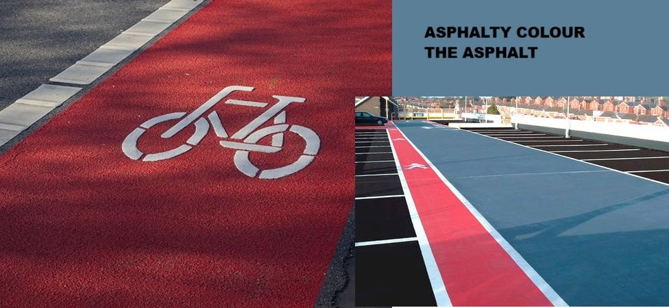 High-Aesthetic Colour Asphalt Painting and Thermoplastic Delineation