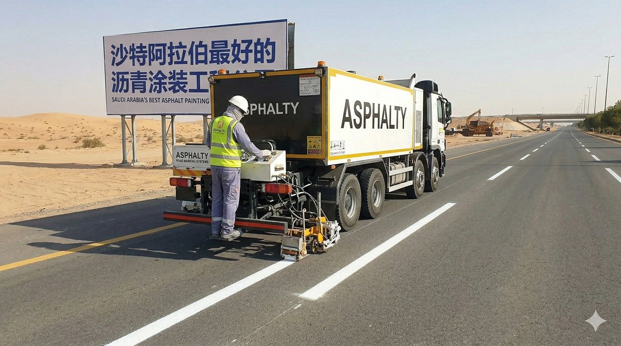 Best Comapny for Asphalt Painting Works in Saudi Arabia