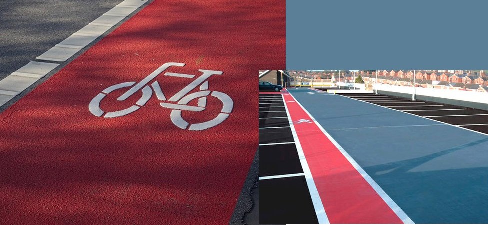 Eco-Friendly Colour Asphalt Laying